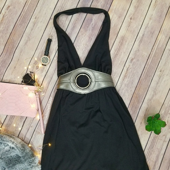 Fresh Brewed Dresses & Skirts - Black Halter Cocktail Dress Fresh Brewed Dresses & Skirts - Black Halter Cocktail Dress